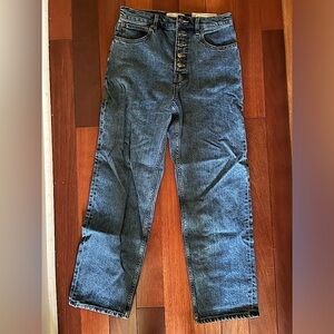 Everlane Way High Jean straight cut size 28 Long NWT